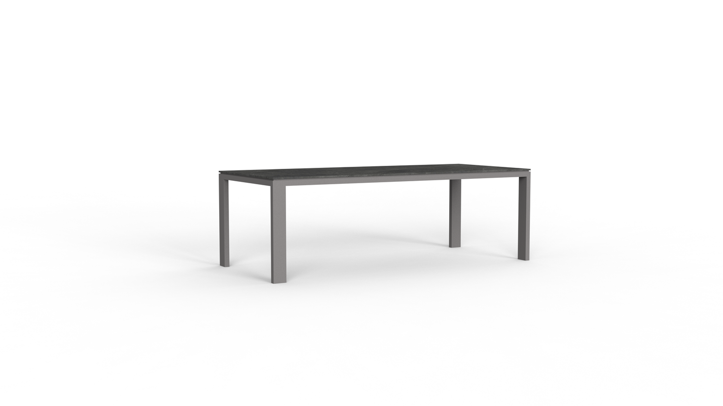 Brief long dining table