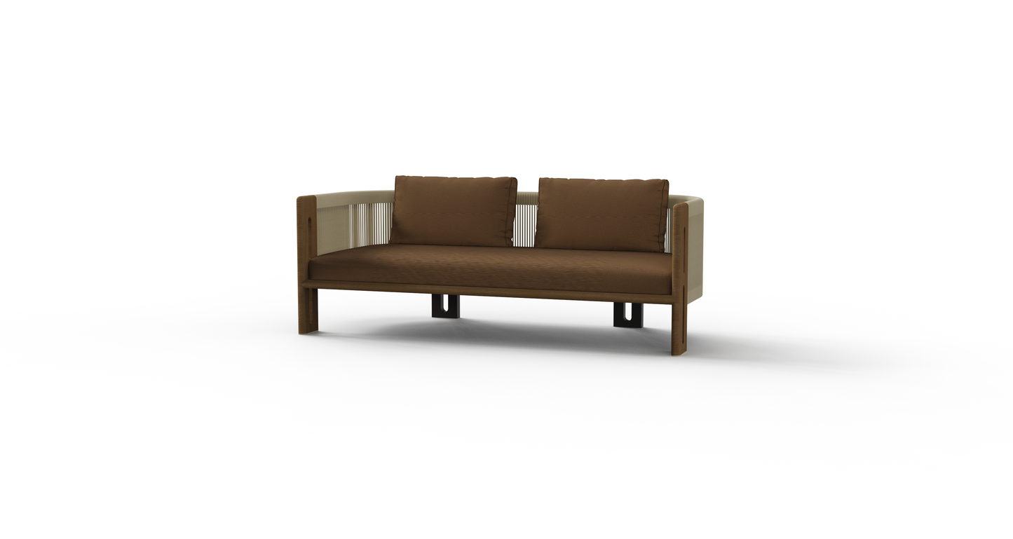 Camano 2- seater sofa (Teak)