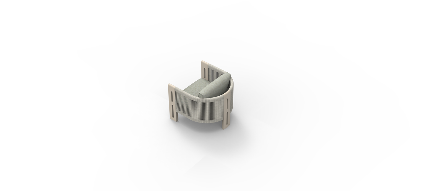 Camano Single Sofa (Alu)
