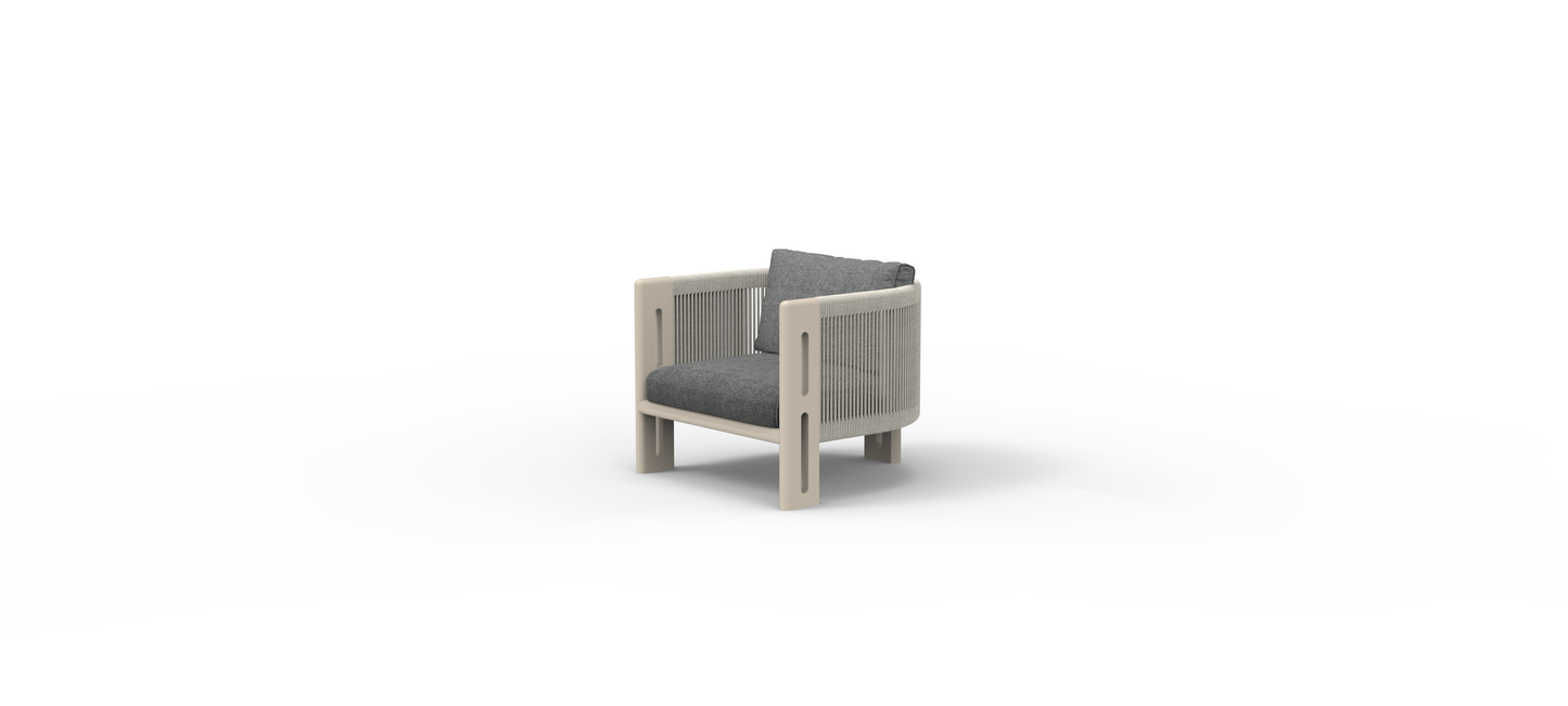 Camano Single Sofa (Alu)