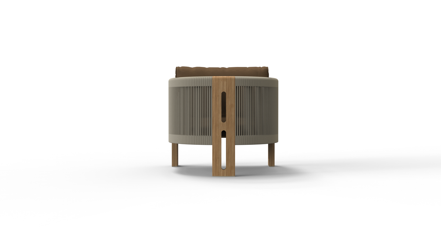 Camano Single Sofa (Teak)