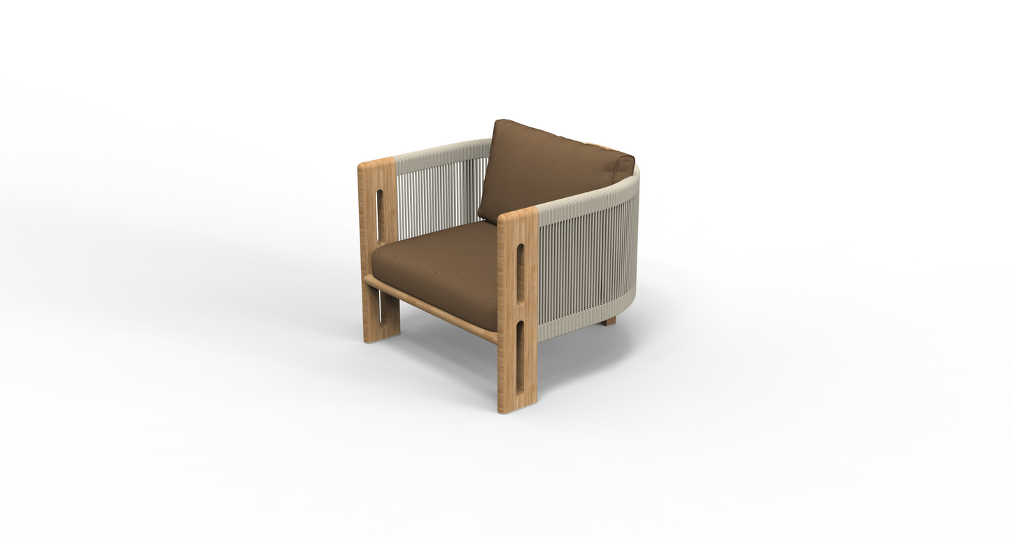 Camano Single Sofa (Teak)