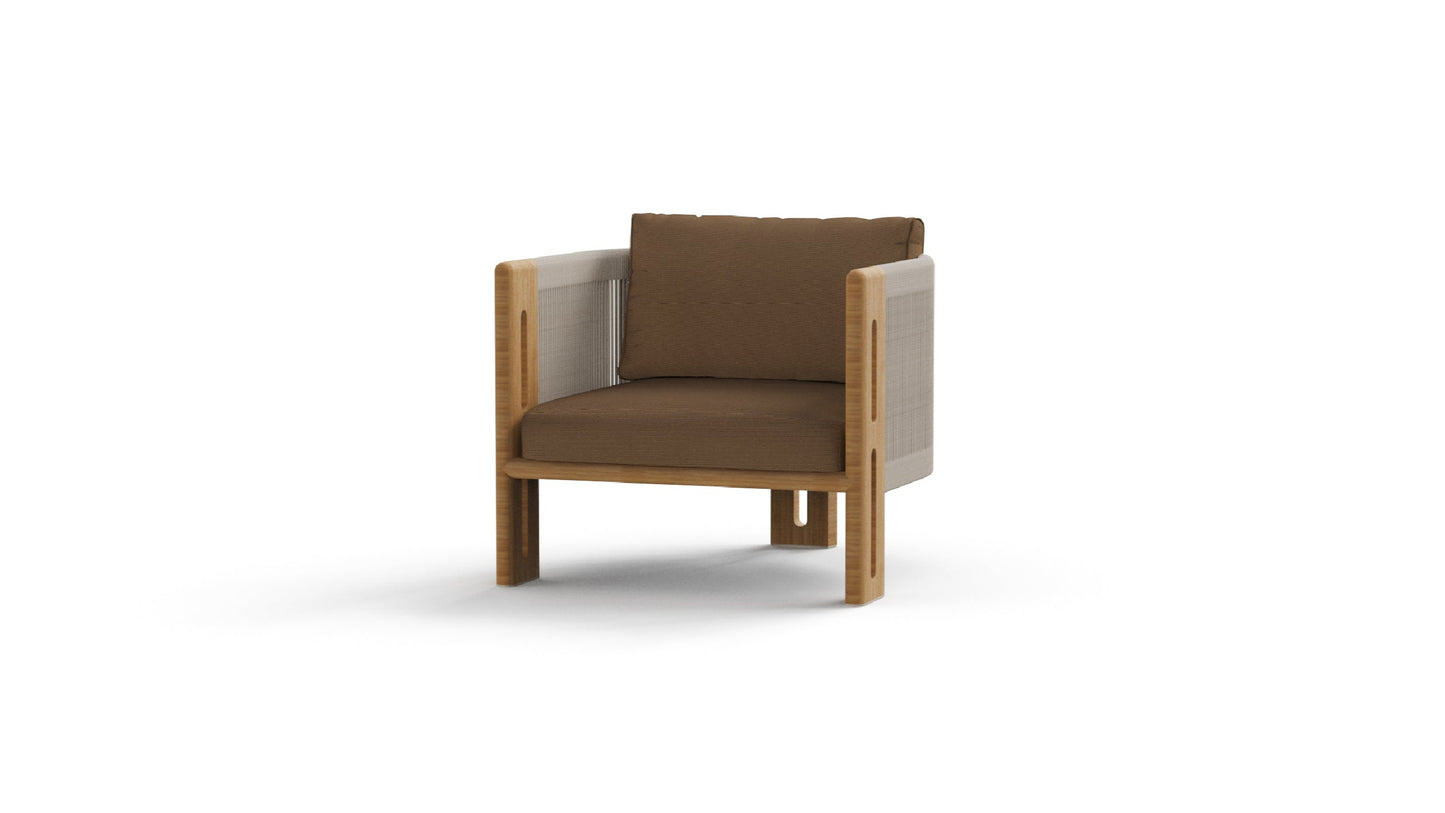 Camano Single Sofa (Teak)