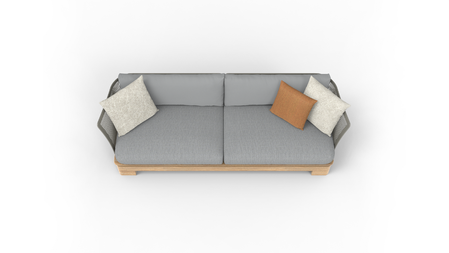 Fat mesh-3 seat sofa