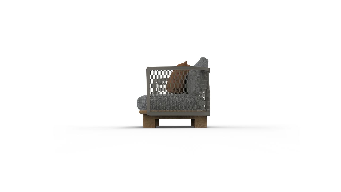 Fat mesh-single sofa