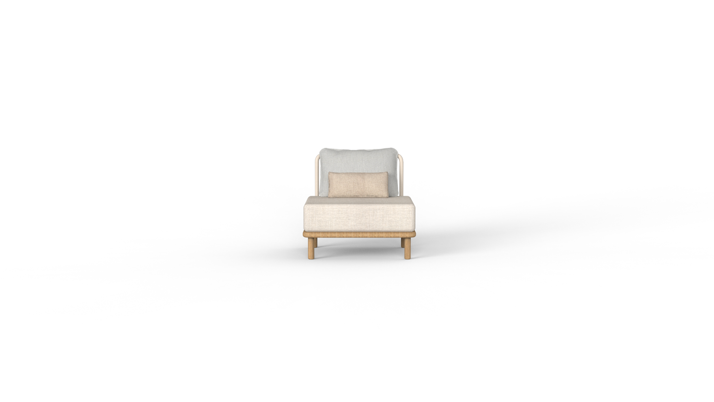 Flower middle seater sofa