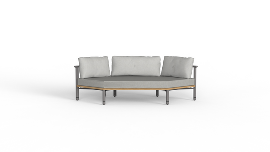 Half sixty corner seater sofa
