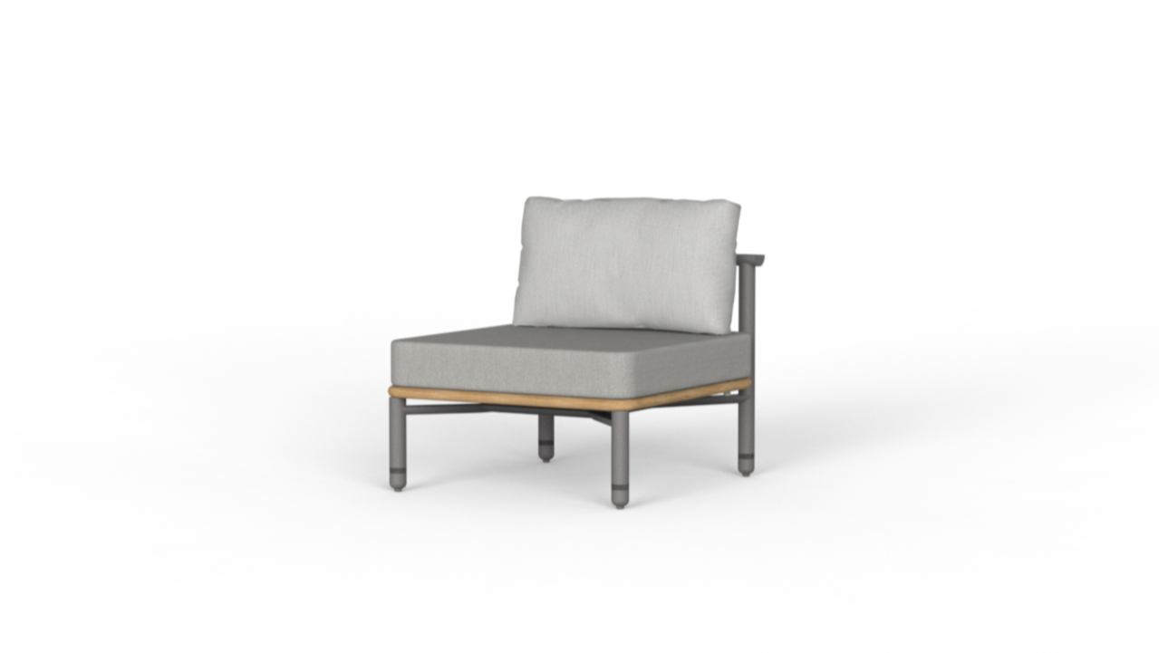 Half sixty middle seater sofa