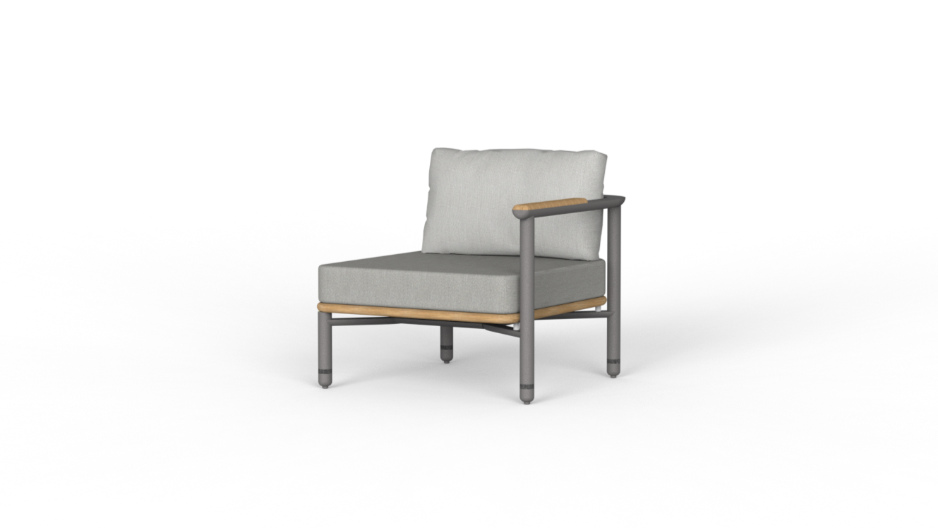 Half sixty right seater sofa