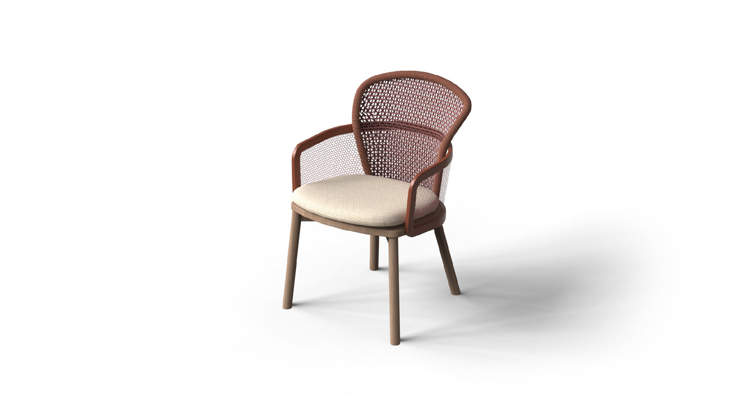 Honeycomb dining chair