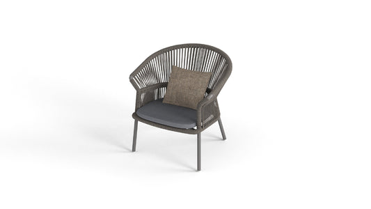 Peplum lounge chair