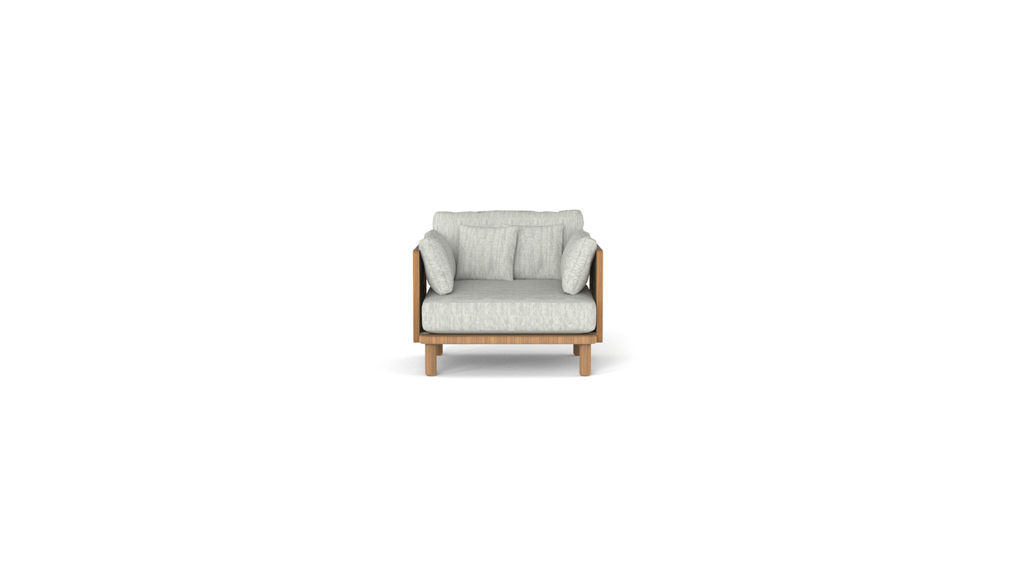 Piece-1-seater sofa(Teak)