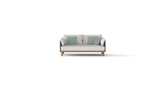 Piece-2-seater sofa(Alu)
