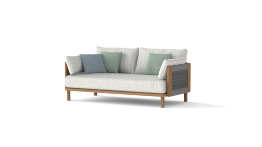 Piece-2-seater sofa(Teak)
