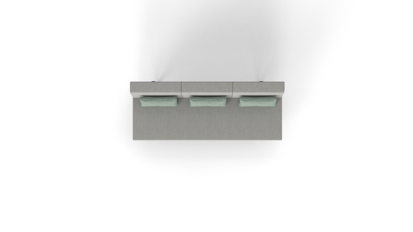 Twist middle seat sofa