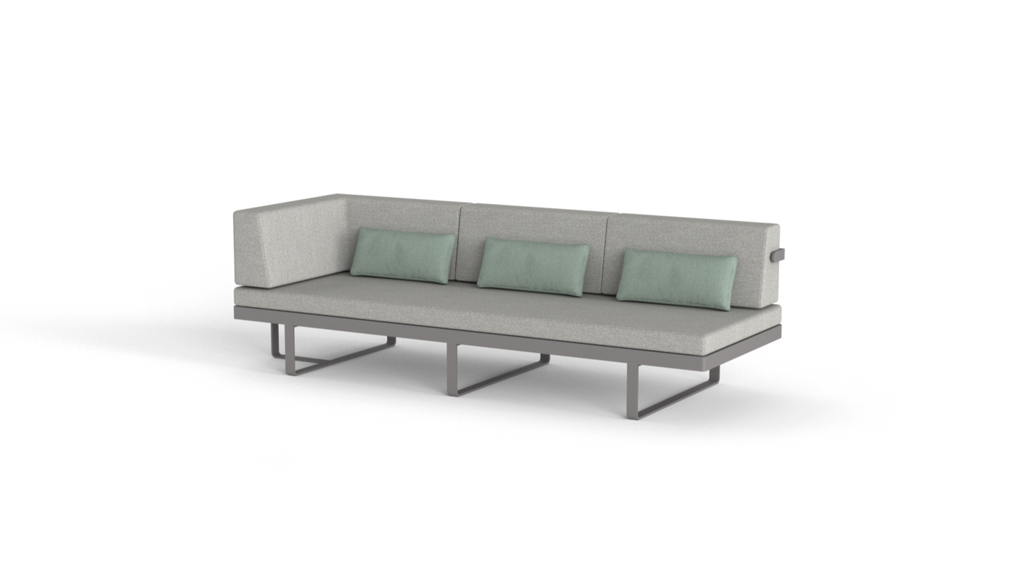 Twist right corner seat sofa