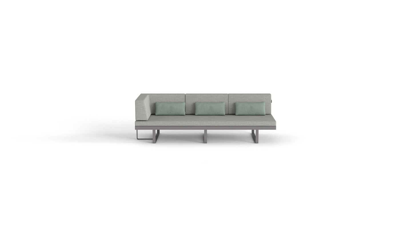 Twist right corner seat sofa