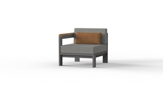 Brief left seater sofa