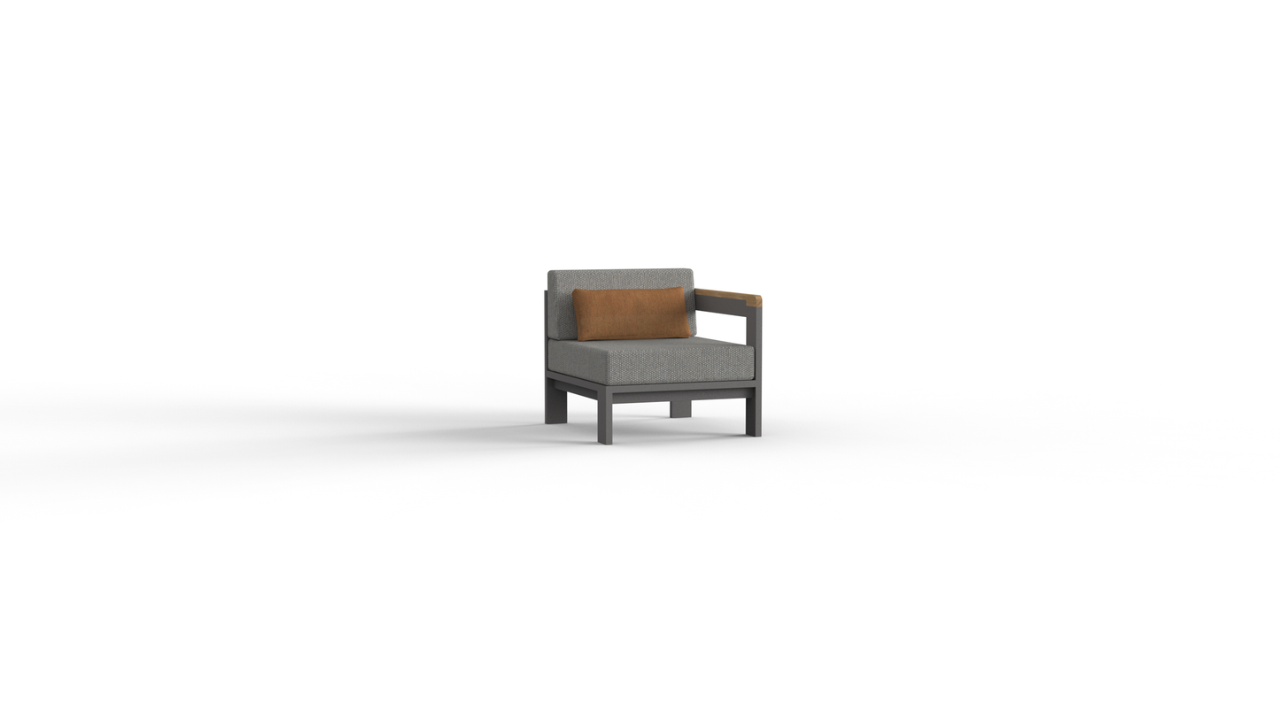Brief left seater sofa