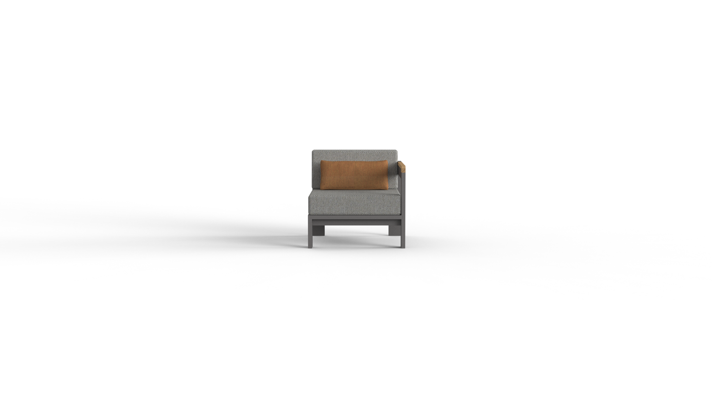 Brief left seater sofa