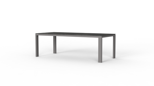 Brief long dining table