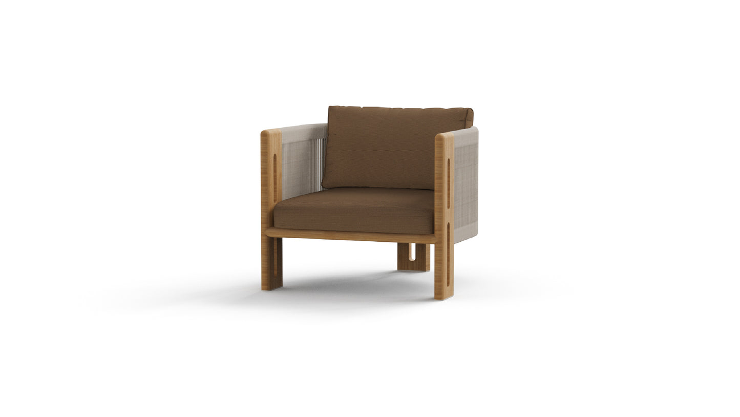 Camano Single Sofa (Teak)