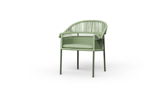 Collar dining chair