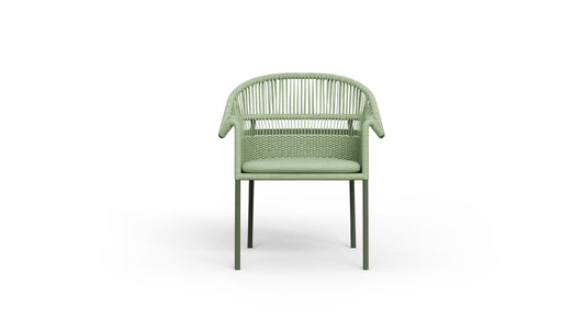 Collar dining chair