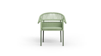 Collar dining chair