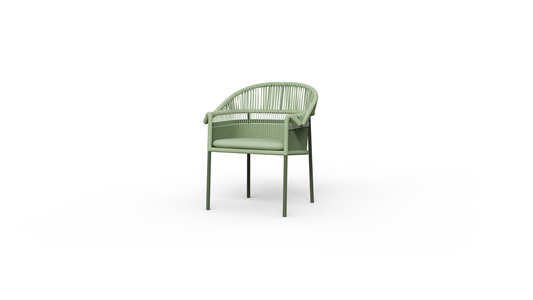Collar dining chair