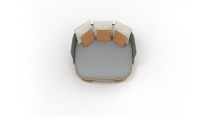 Fat mesh-lounge daybed
