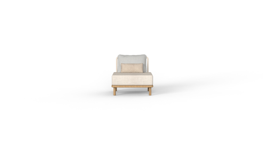 Flower middle seater sofa
