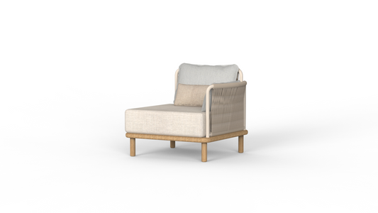 Flower right corner seater sofa