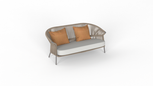 Peplum Double Sofa