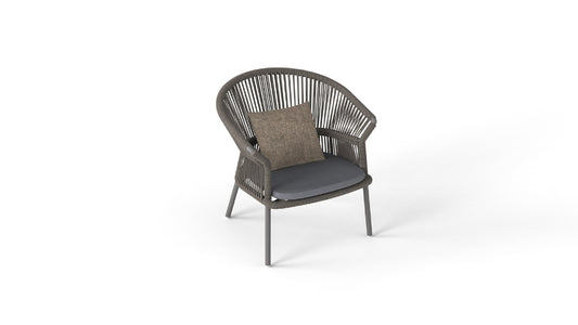 Peplum lounge chair