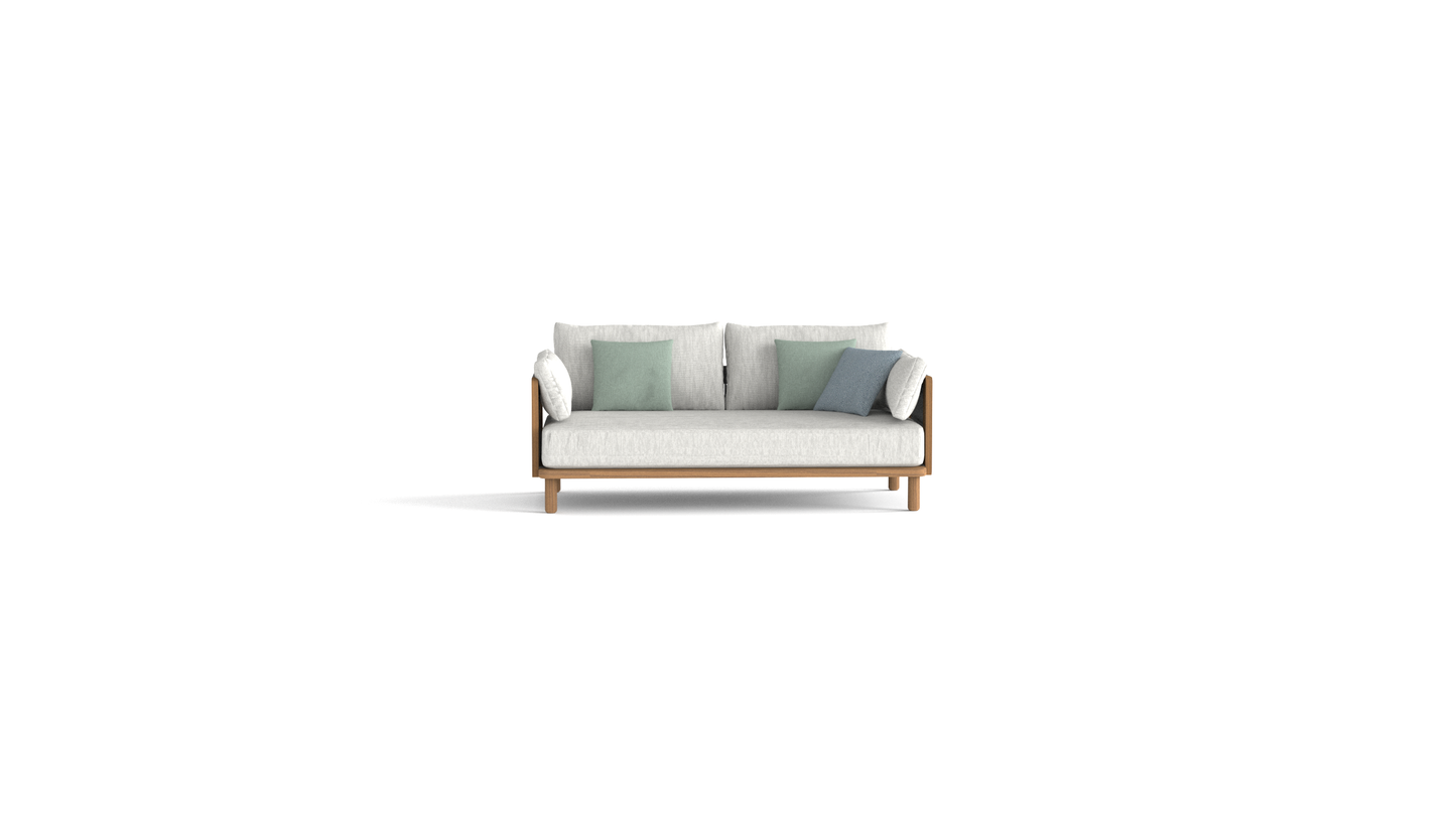 Piece-2-seater sofa(Teak)