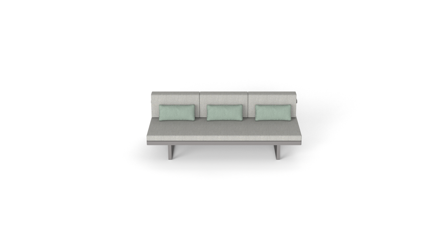 Twist middle seat sofa