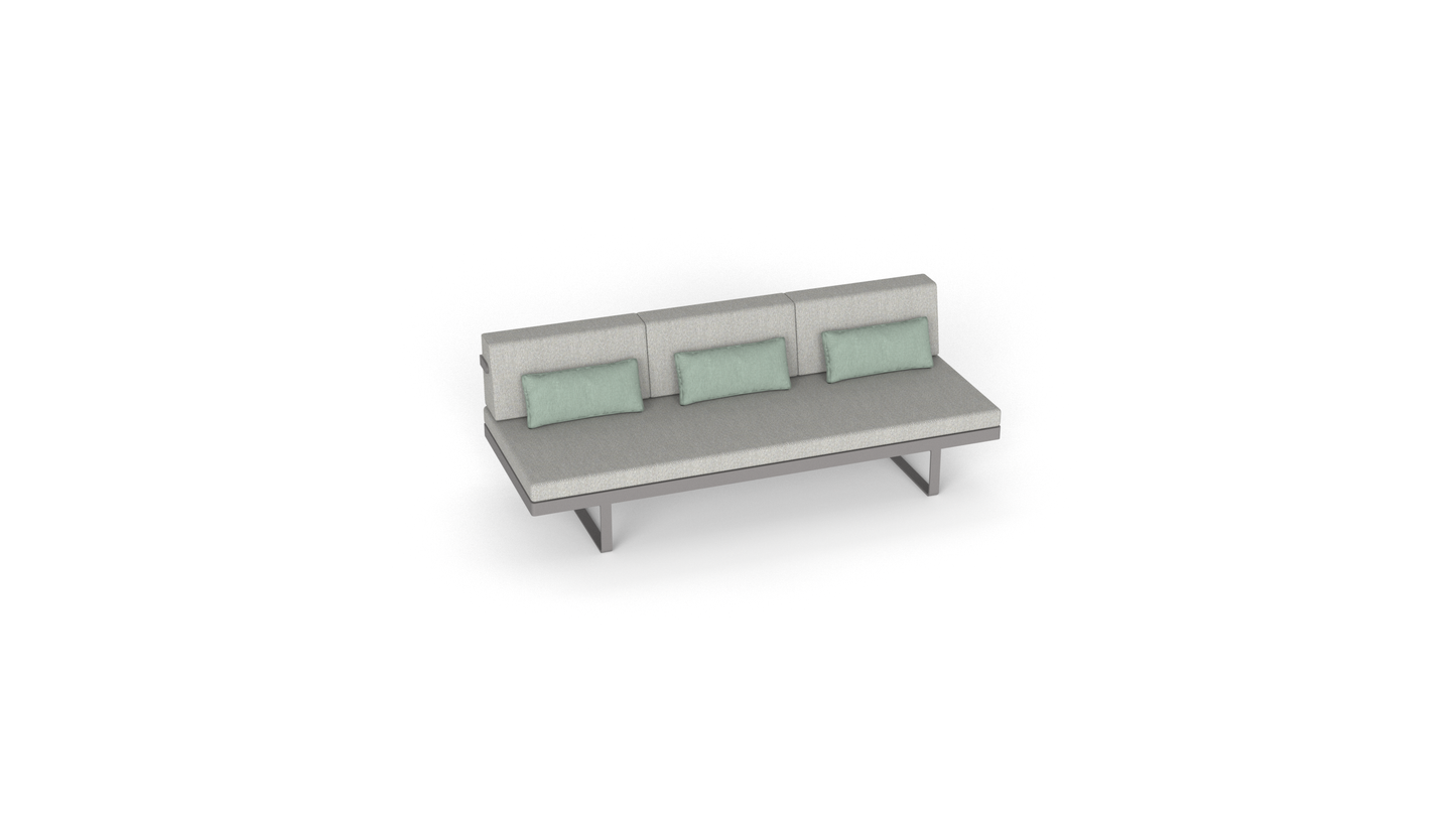 Twist middle seat sofa