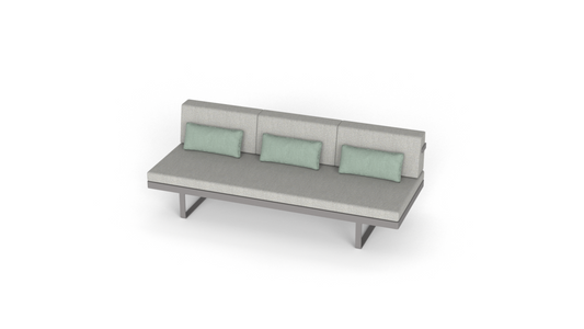 Twist middle seat sofa