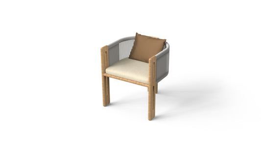 camano dining chair(Teak)